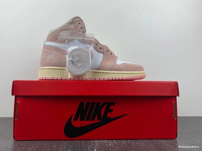 MaikeSneakers OG Retro (Women's) Pink 1 FD2596-600 Washed Jordan Air High 0701